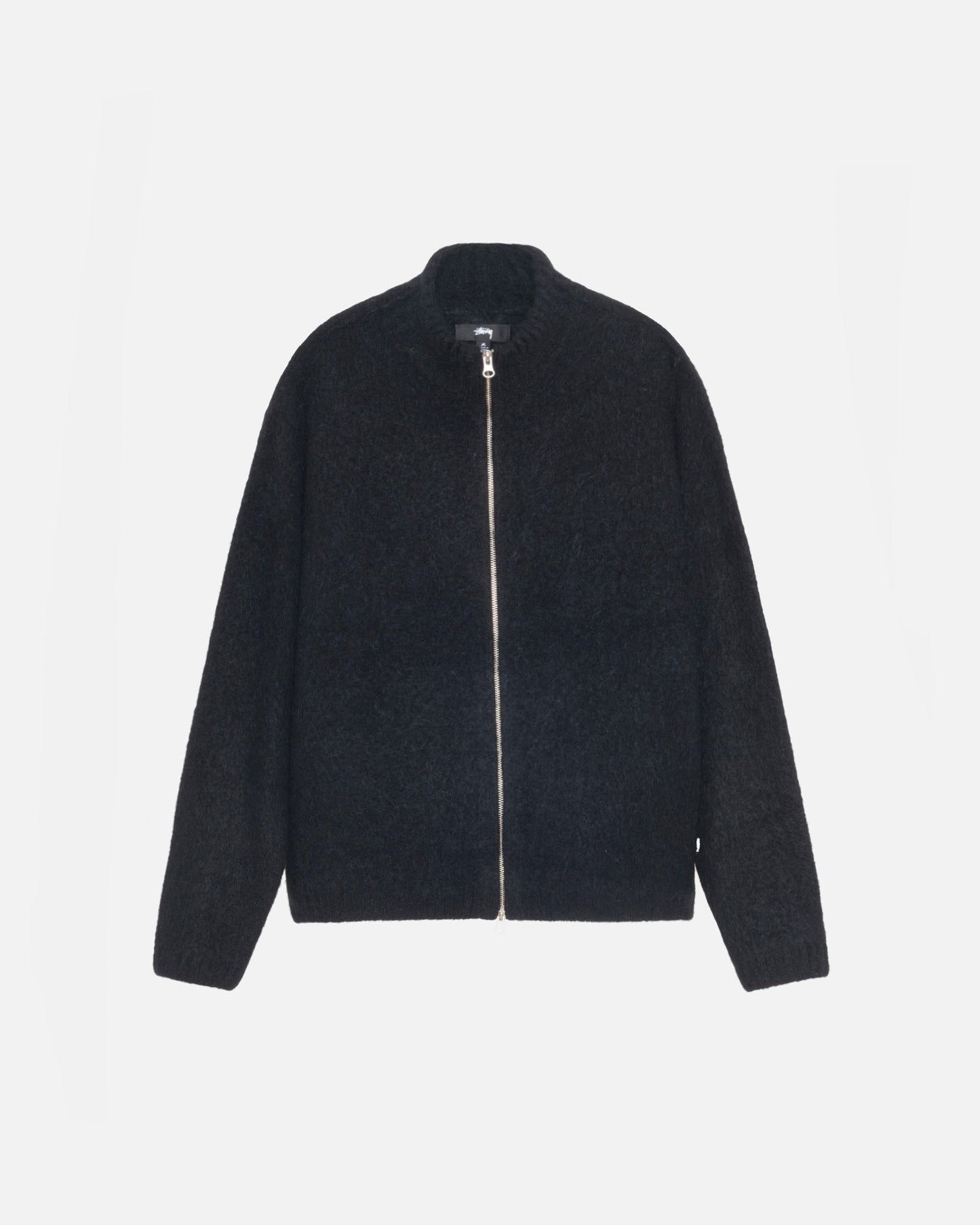 PULL EN MÉRINOS BROSSÉ ENTIÈREMENT ZIPPÉ