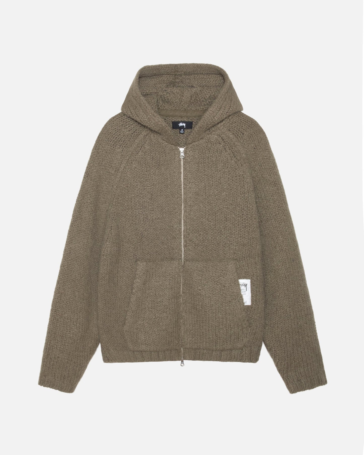 SWEAT À CAPUCHE ZIPPÉ EN MAILLE ÉPAISSE