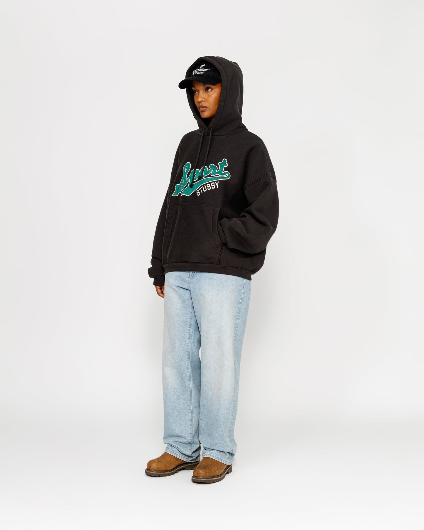 HOODIE AVEC ÉCUSSON EN SATIN