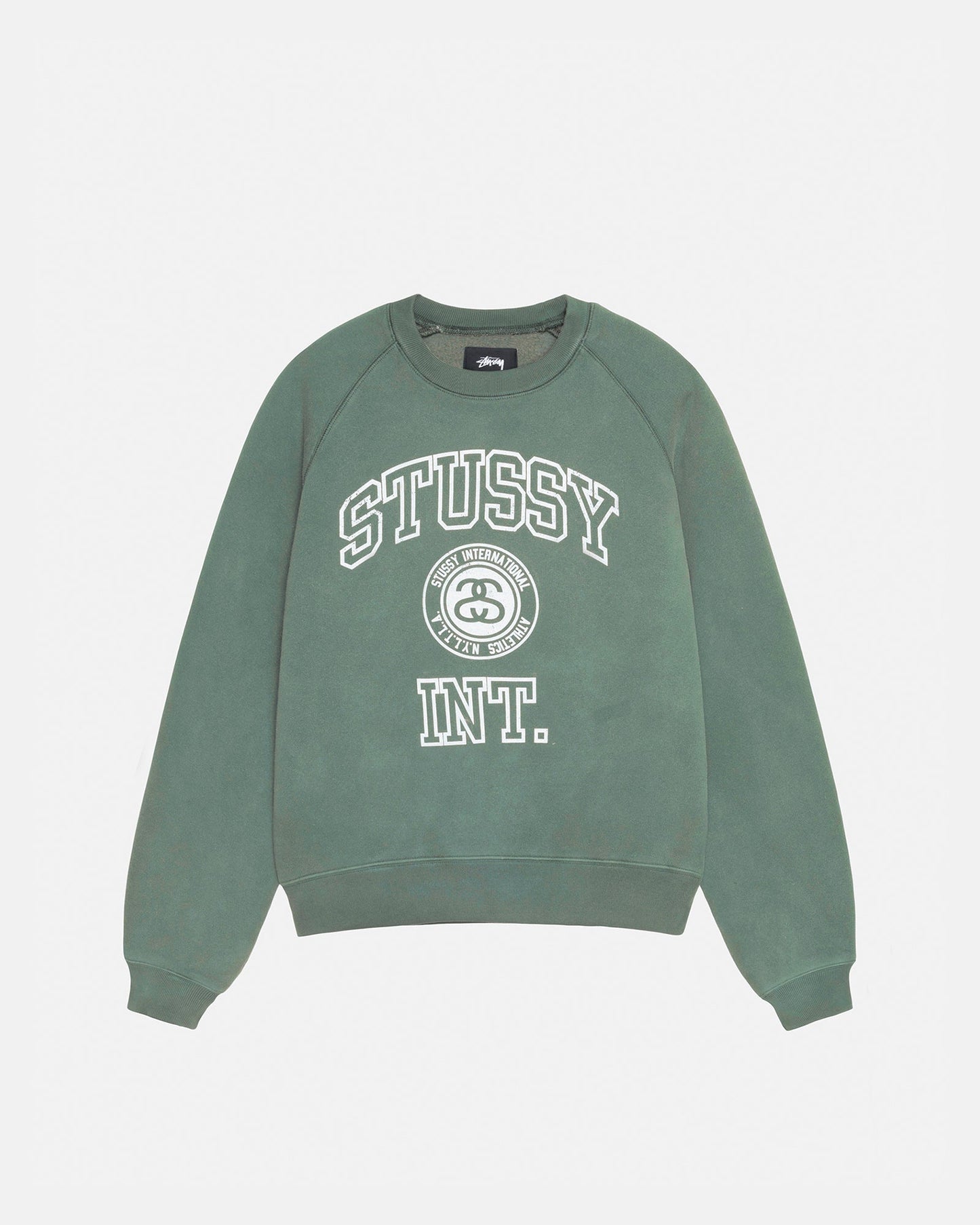 SWEAT RAGLAN COL ROND SURJETÉ STYLE UNIVERSITAIRE