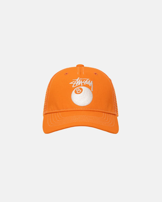 CASQUETTE TRUCKER 8 BALL PLATEAU BAS