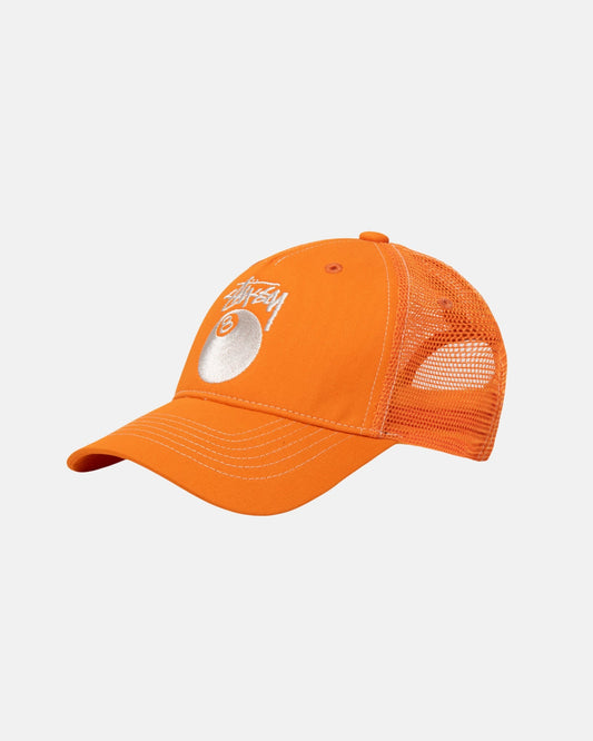 CASQUETTE TRUCKER 8 BALL PLATEAU BAS