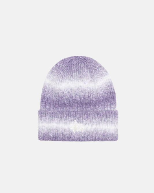 BONNET EN MAILLE RAYÉ À REVERS