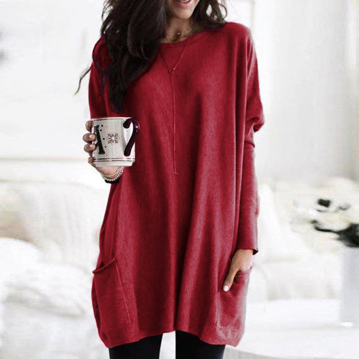 Pull chic femme col rond automne/hiver